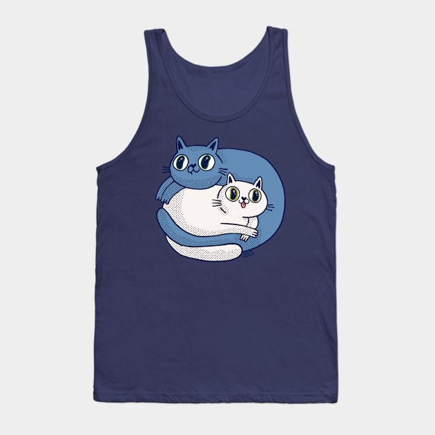 Cat duo Tank Top by Tania Tania